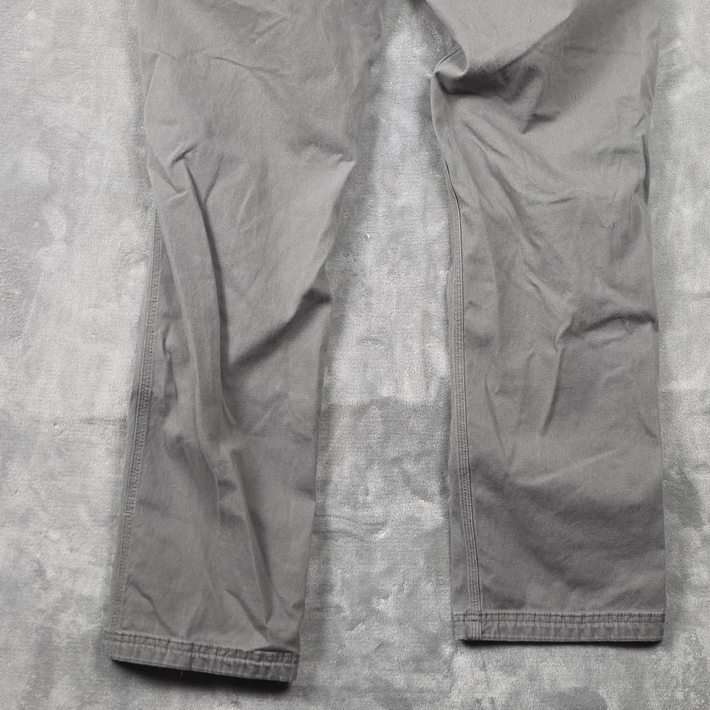 Duluth Trading Co Men's Canvas Pants Size 36x34 Gray Flex Fire Hose Workwear - Picture 7 of 7